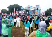 Ratusan Orang Ikuti Senam Gemoy, Budi Waljiman Ajak Menangkan Prabowo-Gibran