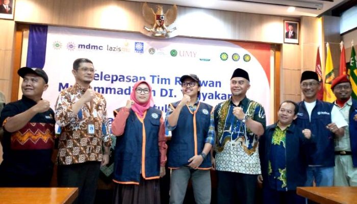 Puluhan Relawan Muhammadiyah dari DIY Lakukan Misi Kemanusiaan ke Aceh