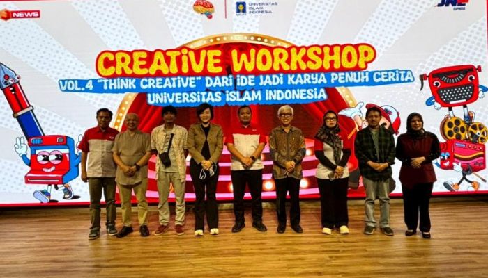 JNE Gelar Creative Workshop “Think Creative” di UII, jadi Ruang Inspirasi bagi Pelajar dan Mahasiswa