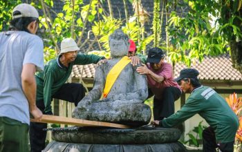Arca Unfinished Buddha Dipindah ke Lapangan Kenari