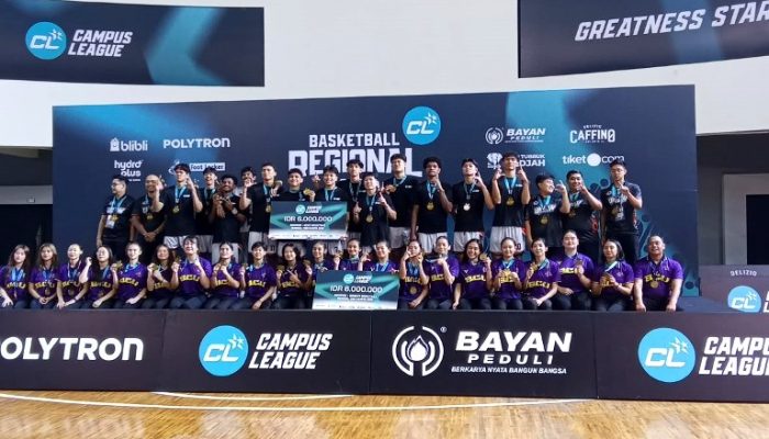 SCU dan UKSW Juara Basketball Campus League Season 1 Regional Yogyakarta