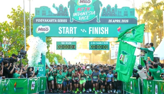 Dimulai di Yogyakarta, MILO ACTIV Indonesia Race 2026 Diikuti 4.500 Pelari