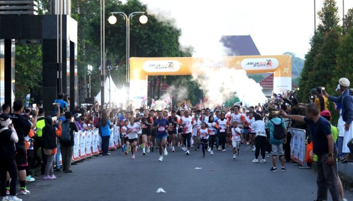 Ribuan Peserta Ikuti Jogja Run D-City, Disambut Meriah Warga Yogyakarta