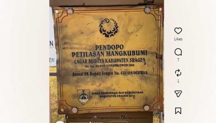 Ngulik Sejarah Kasultanan Yogyakarta, Sultan HB X Sambangi Petilasan Pangeran Mangkubumi di Sragen