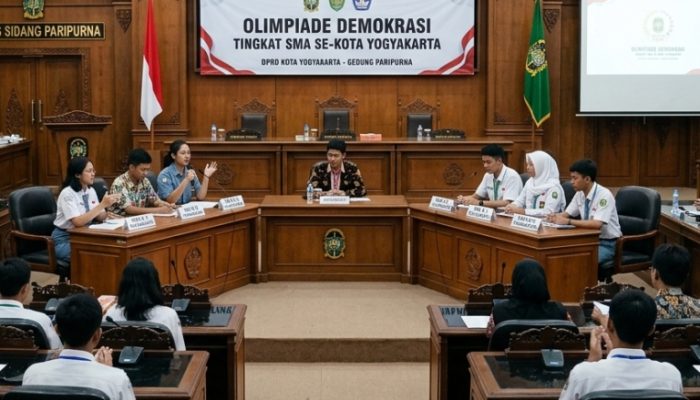 Melihat Pelajar Adu Argumen di Gedung Parlemen