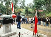 Peringati Hari Kemerdekaan Indonesia, Pecinta Alam Gelar Upacara di Monumen Rudal Merapi