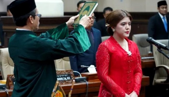 Cintya Dilantik jadi Anggota DPRD DIY, Gantikan Almarhum Koeswanto